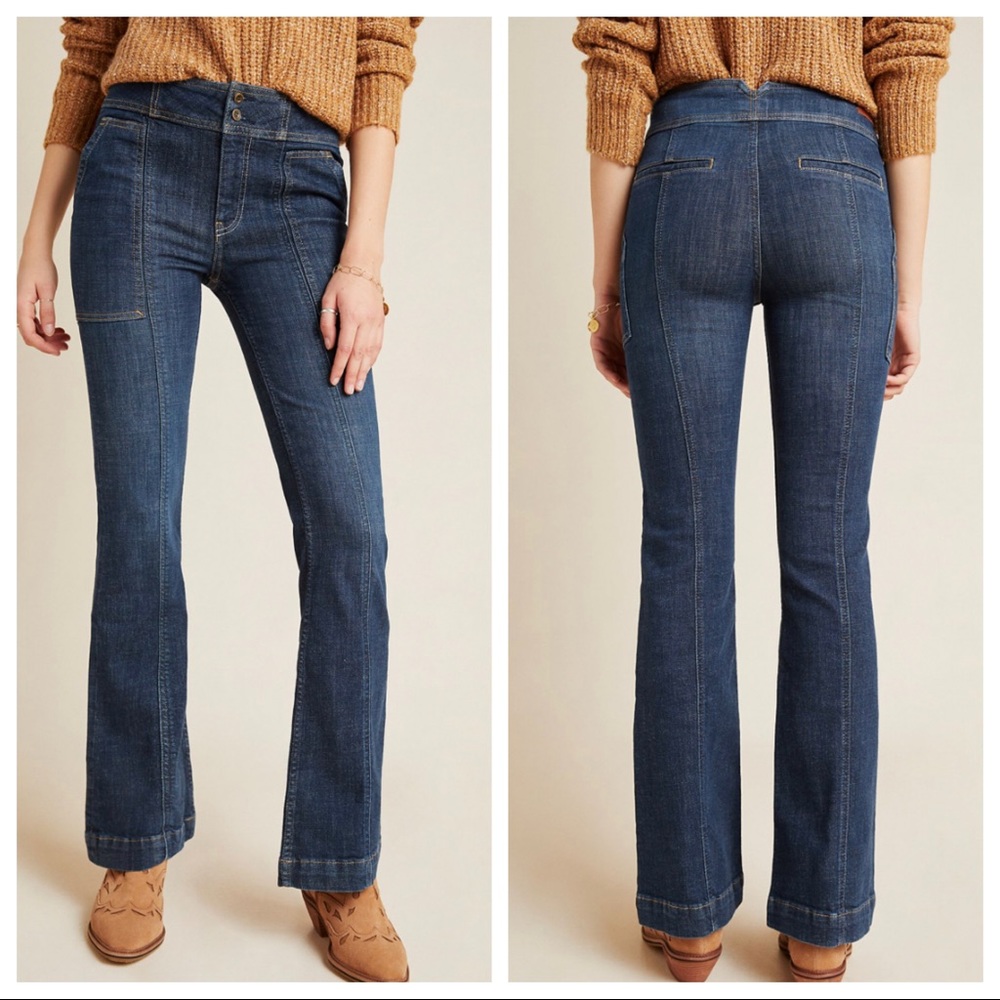 NWT Pilcro High-Rise Utility Bootcut Jeans - Picture 2 of 3